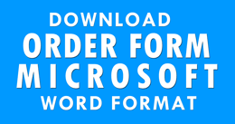 Microsoft Word Order Form